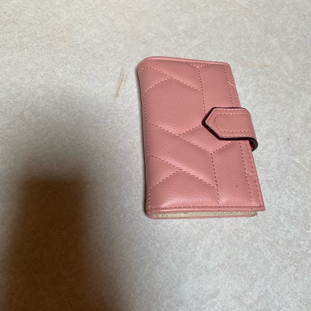 Pink Quilted Wallet